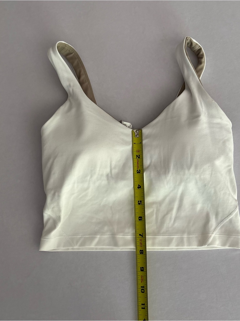 lululemon athletica White Align Athletic Tanktop Size 4 - Picture 6 of 10
